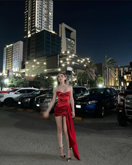 Sweetheart Red Tight Homecoming Dress,Gala Dresses Short Classy